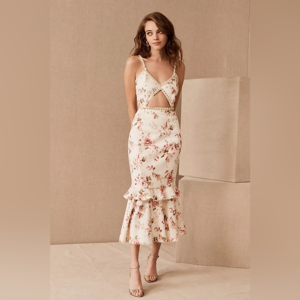 V. Chapman Luna Dress English Rose Size 6